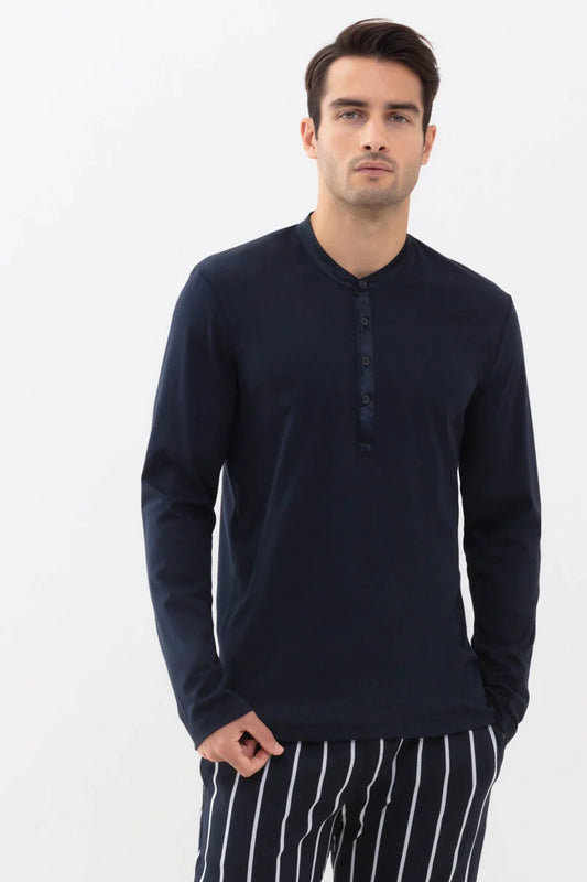 Mey Serie Aarhus Henley Long-sleeve