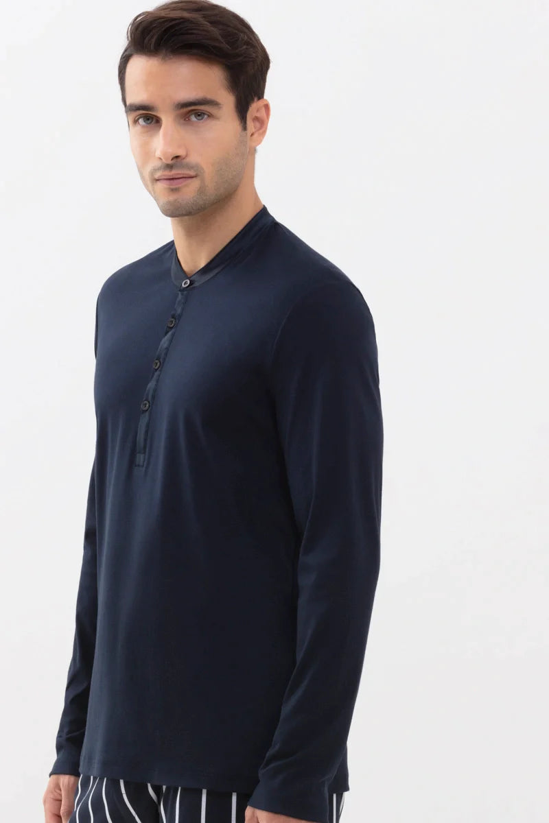 Mey Serie Aarhus Henley Long-sleeve