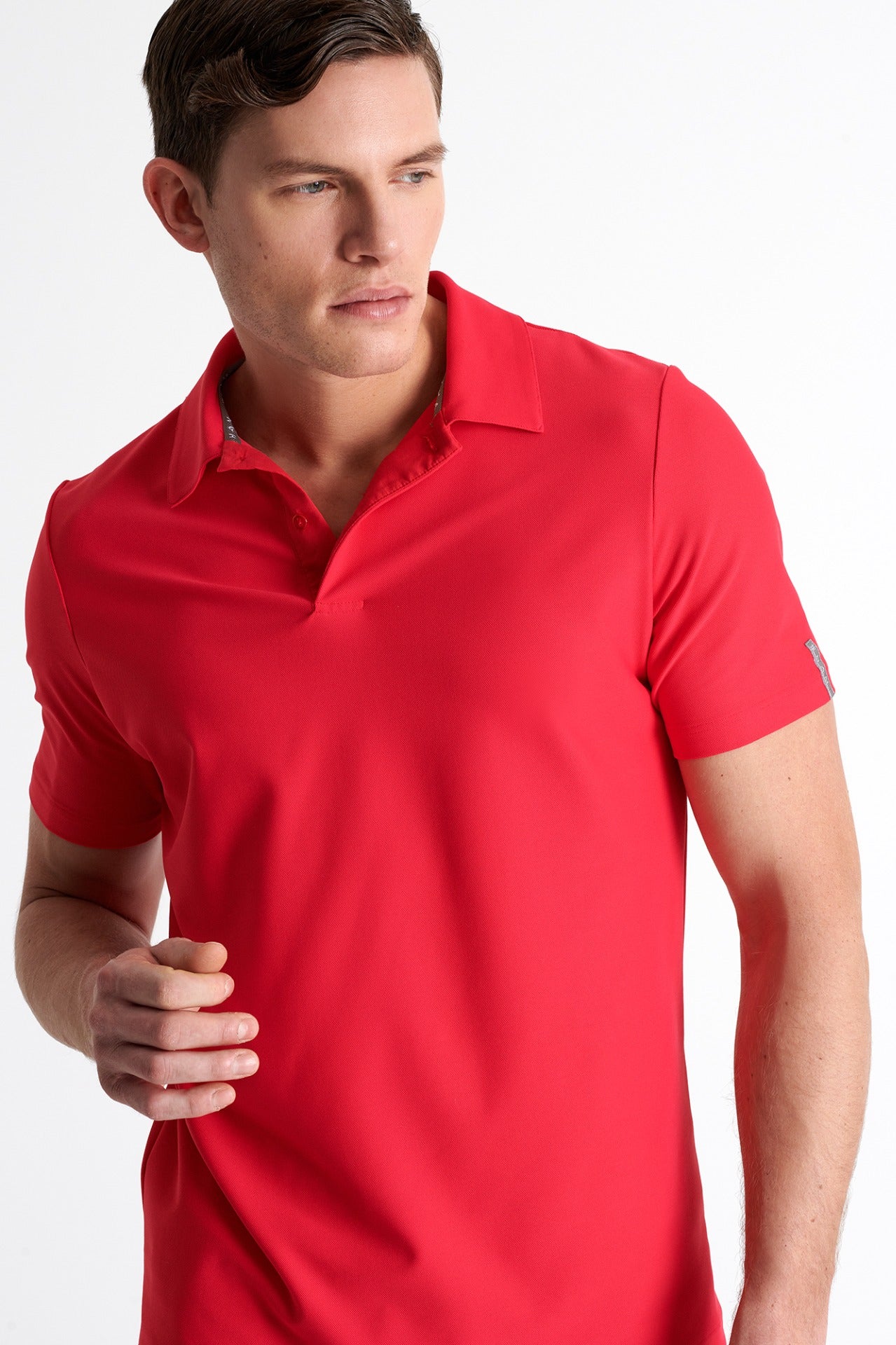 Shan Actuel Textured jersey polo - 62313-47-320