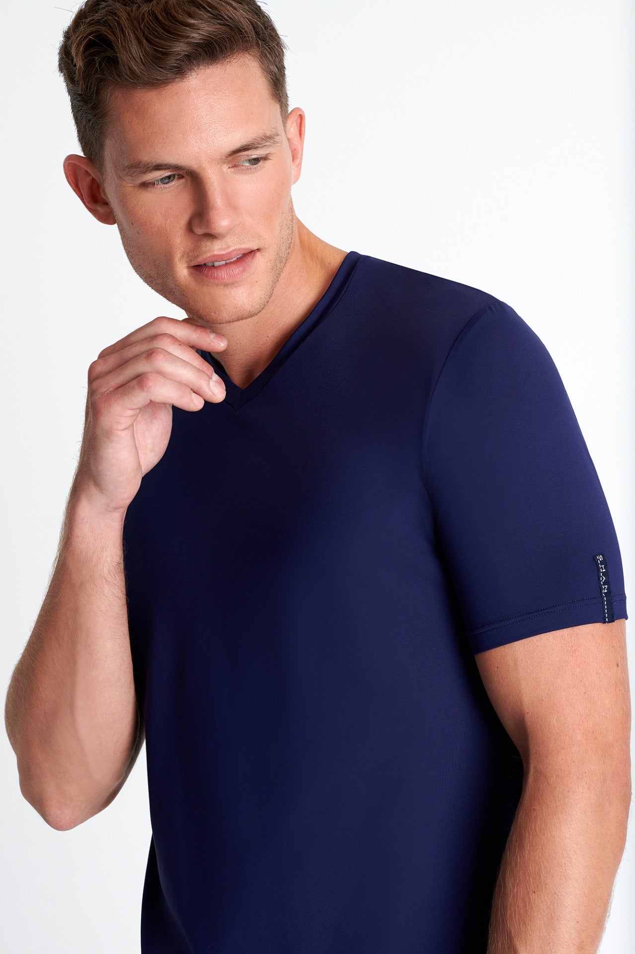 Shan Techno High performance and trendy V-neck t-shirt