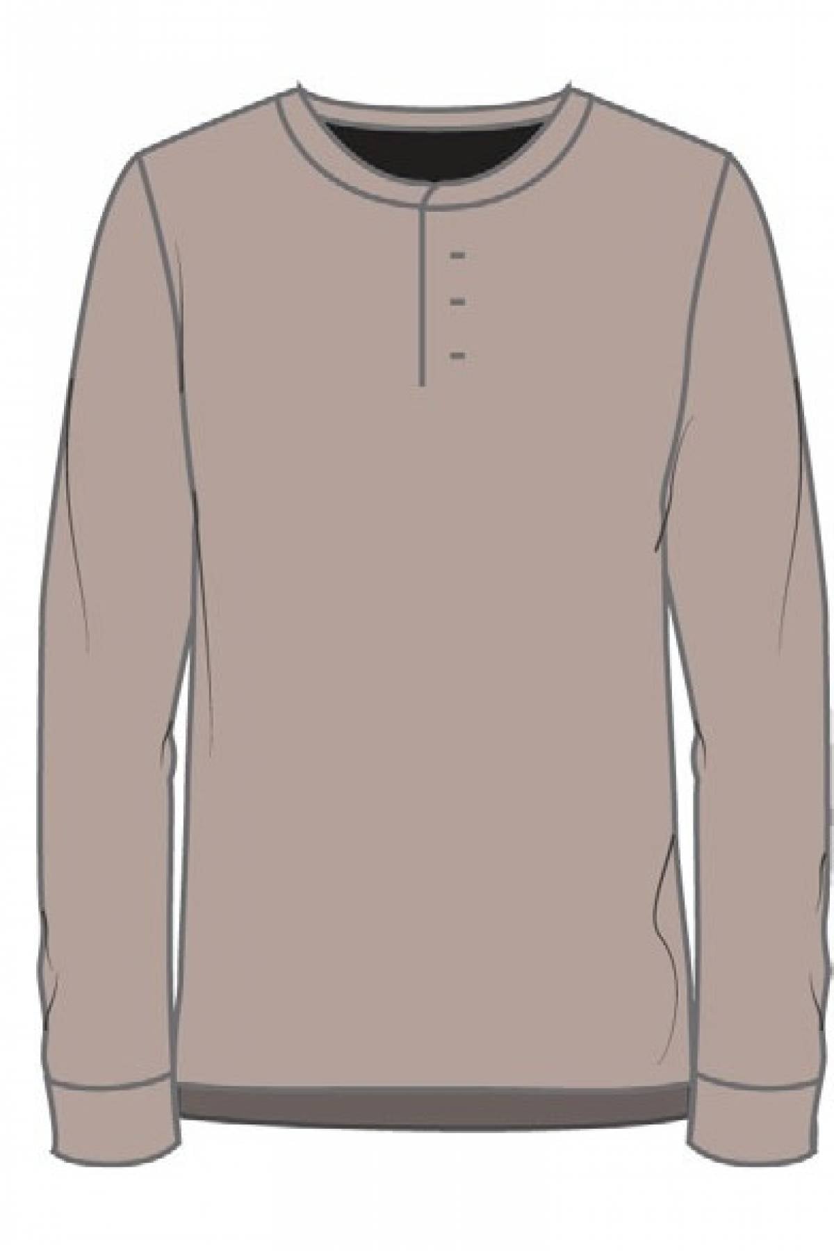 Shan Signature LONG SLEEVE U-NECK SHIRT