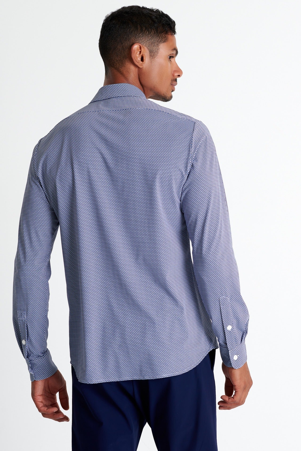 Shan Techno Button down high performance jersey shirt