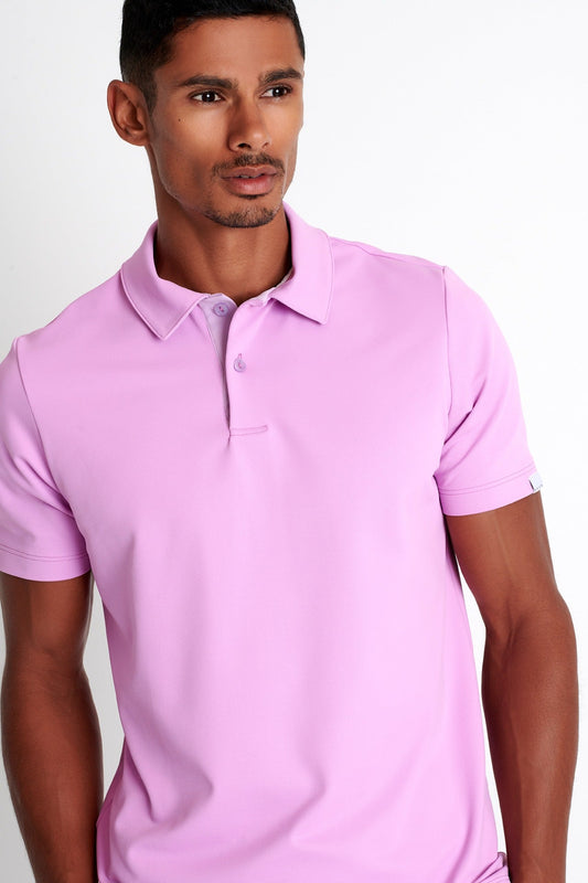 Shan Actuel Textured jersey polo - 62213-47-200