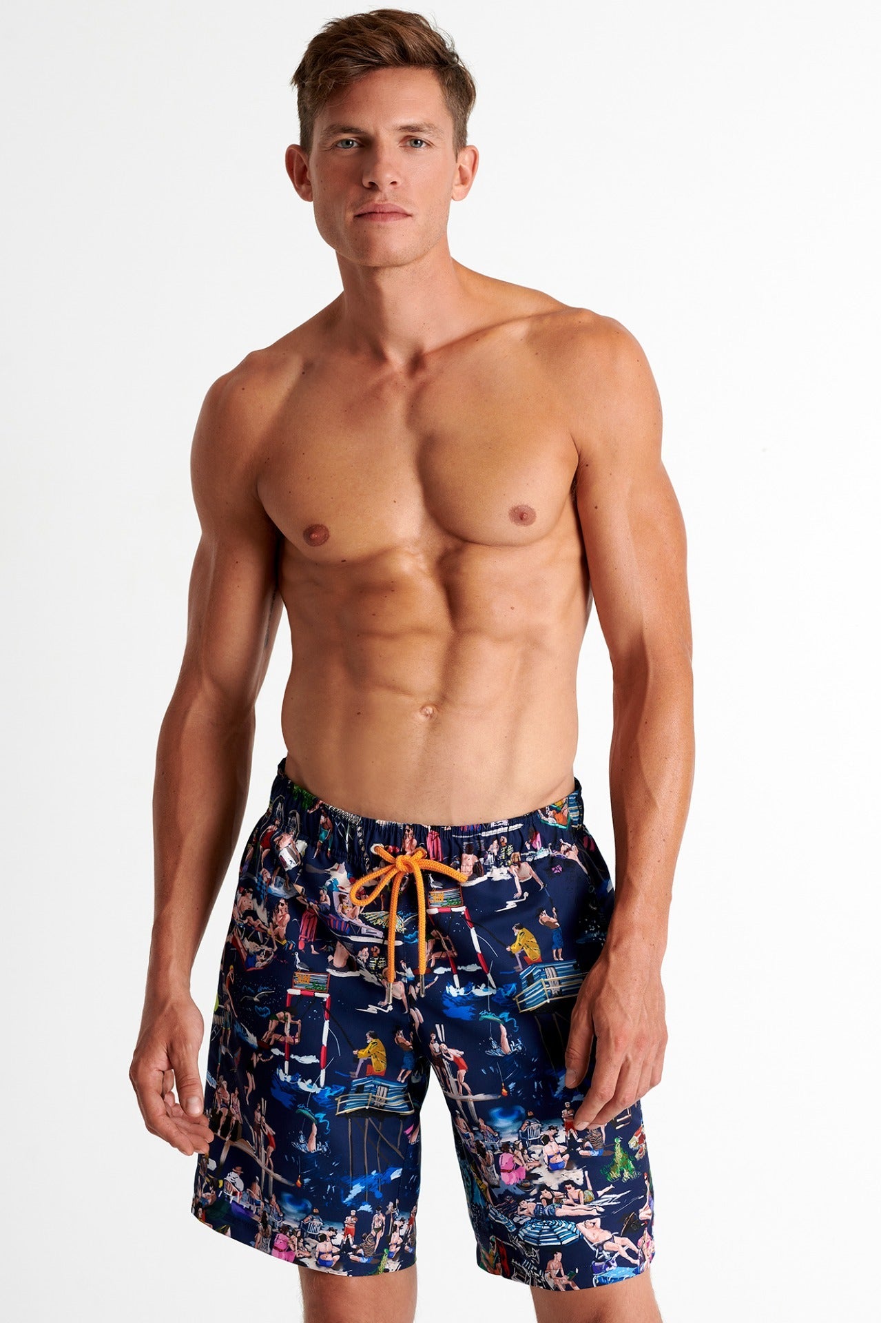 Shan Classique Long fit swim trunk - 62218-31-953