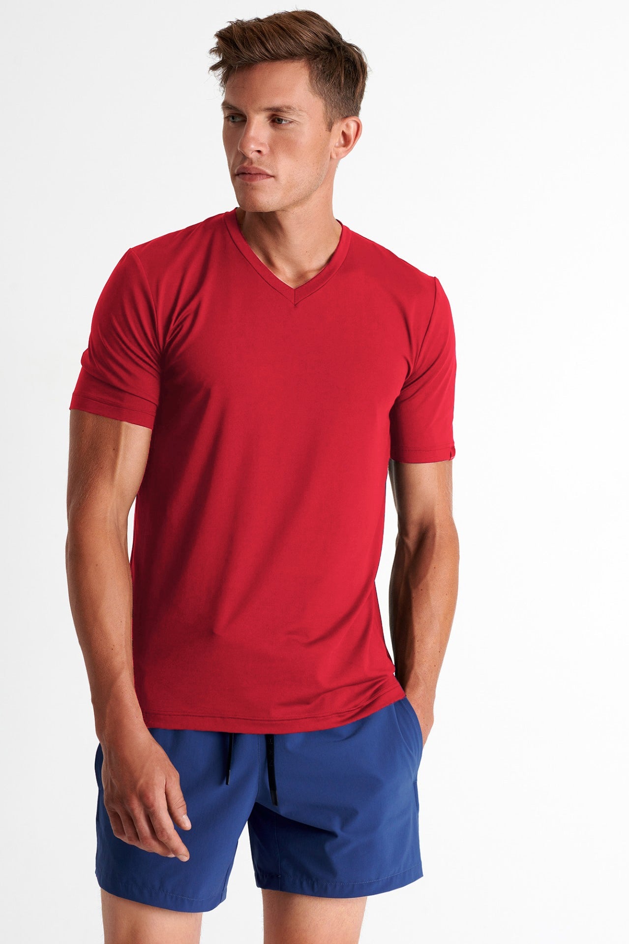 Shan Confort Microfiber v-neck t-shirt - 62220-91-300