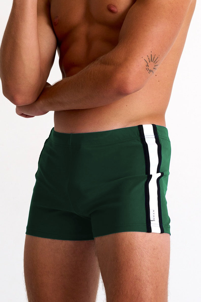 Shan Retro Fitted short swim trunks - 62305-21-651