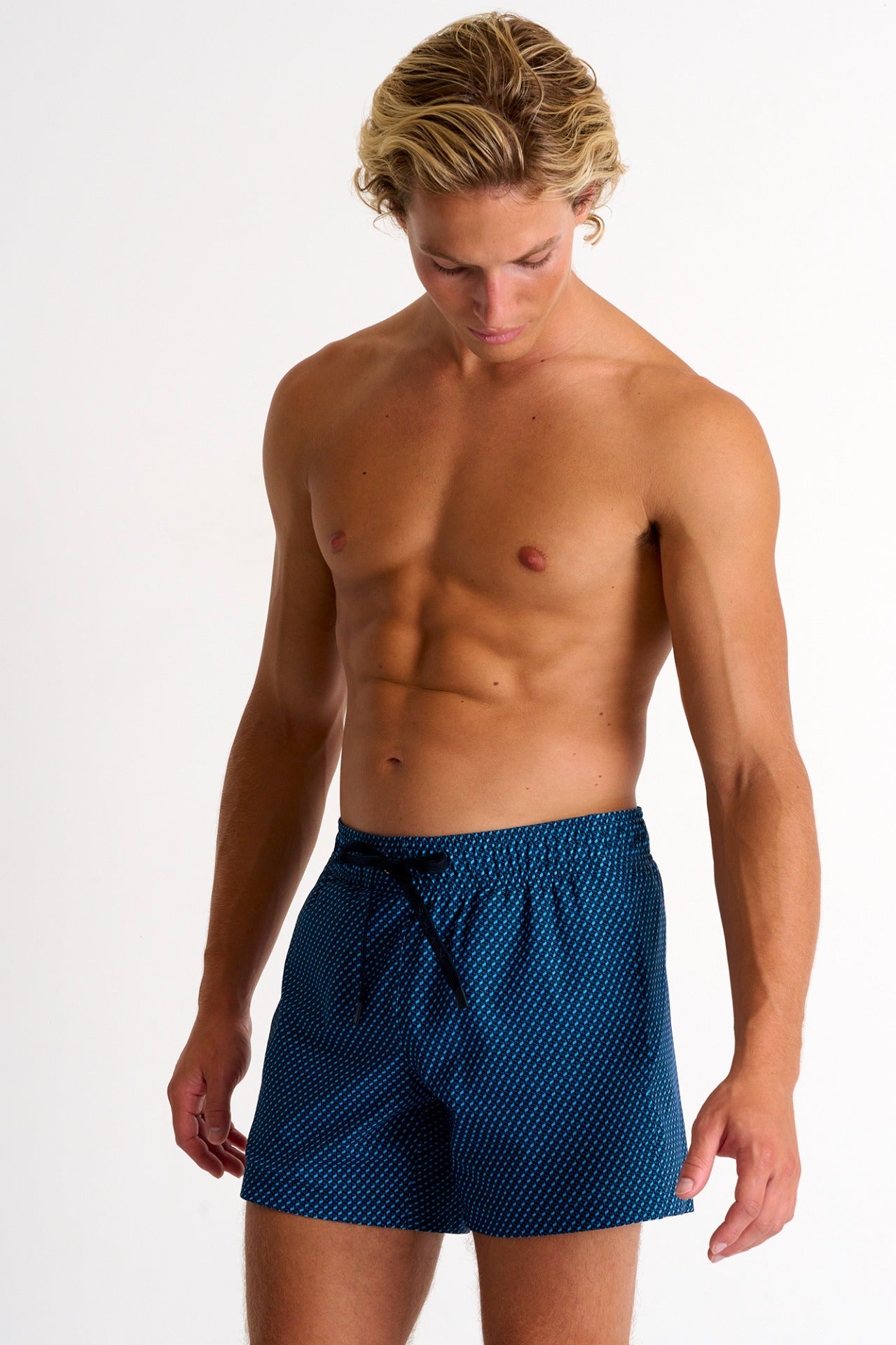 Shan Casual Classic fit, stretch and quick dry swim trunks - 62345-30-952