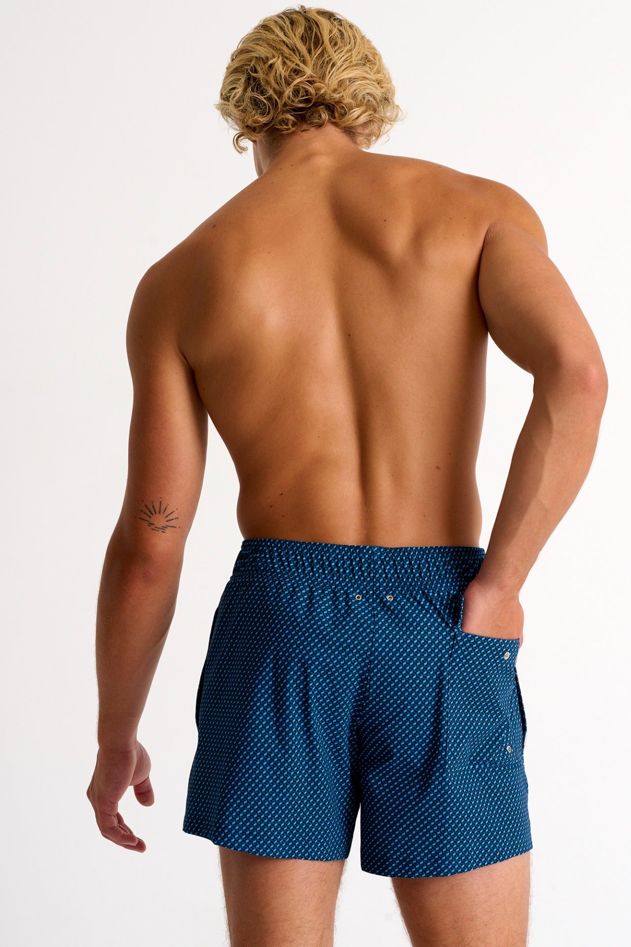 Shan Casual Classic fit, stretch and quick dry swim trunks - 62345-30-952