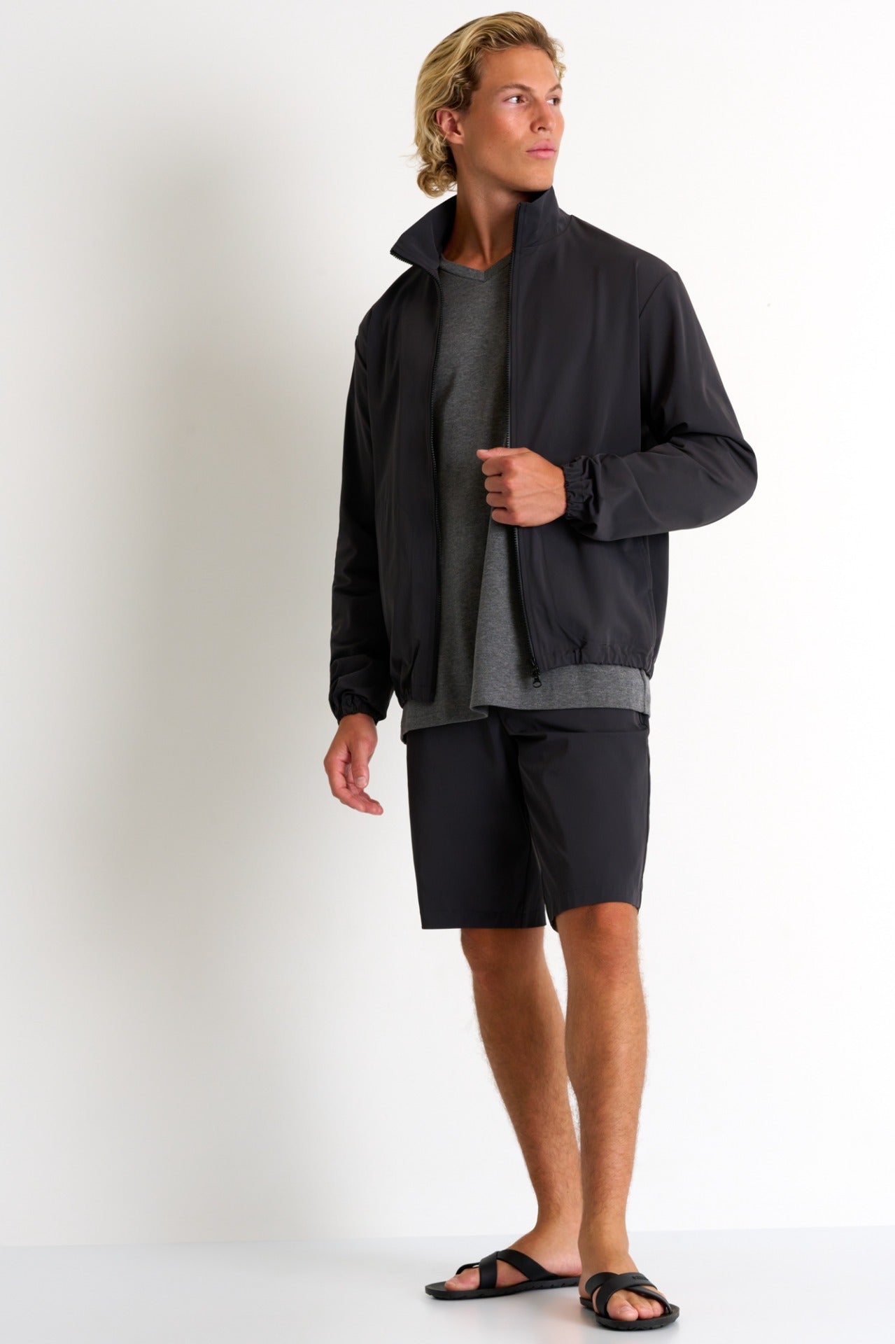 Shan Signature Stretch twill ergonomic shorts - 62371-33-160