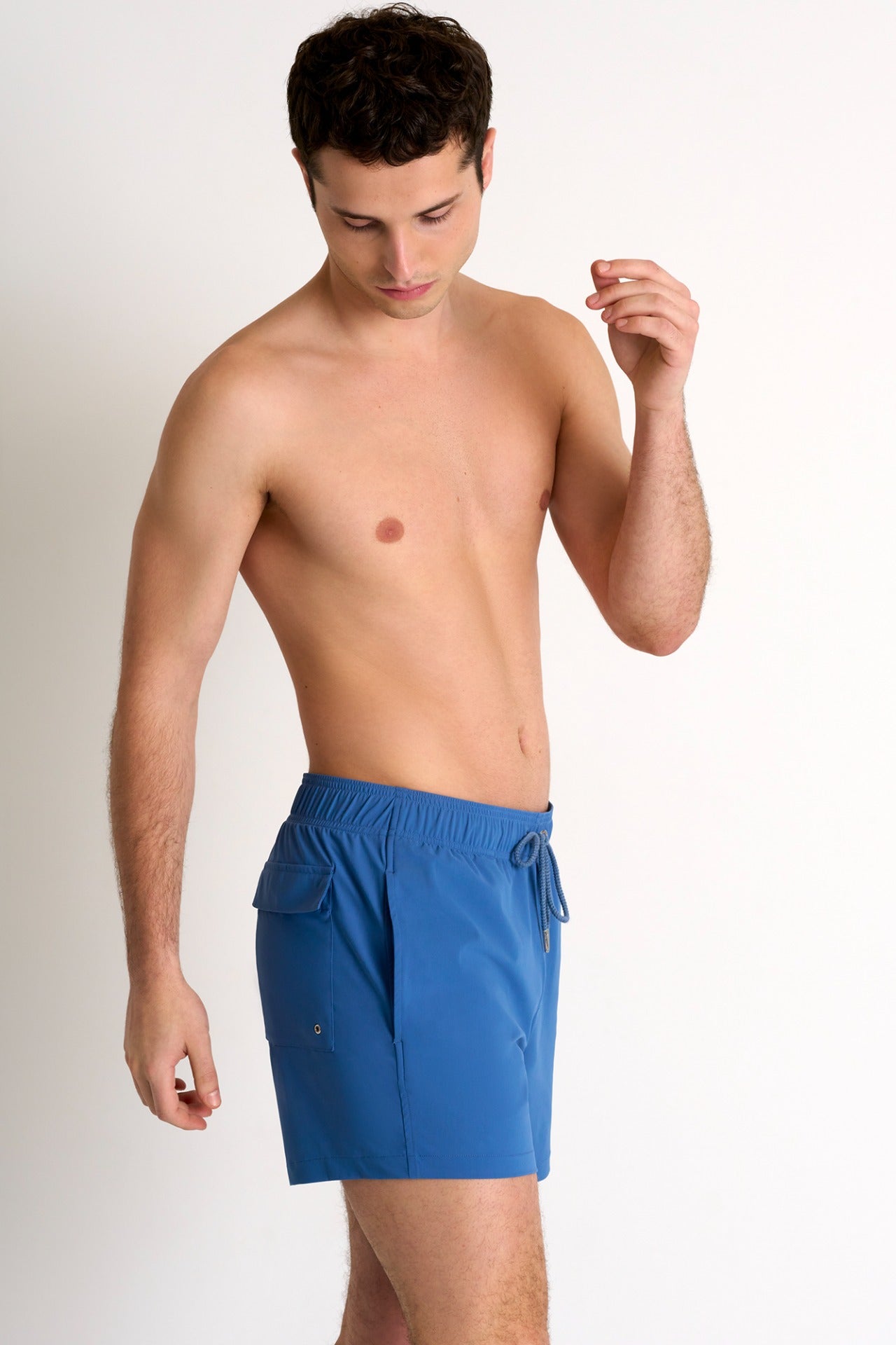 Shan Casual Classic Fit, Stretch And Quick Dry Swim Trunks - 62445-30-510