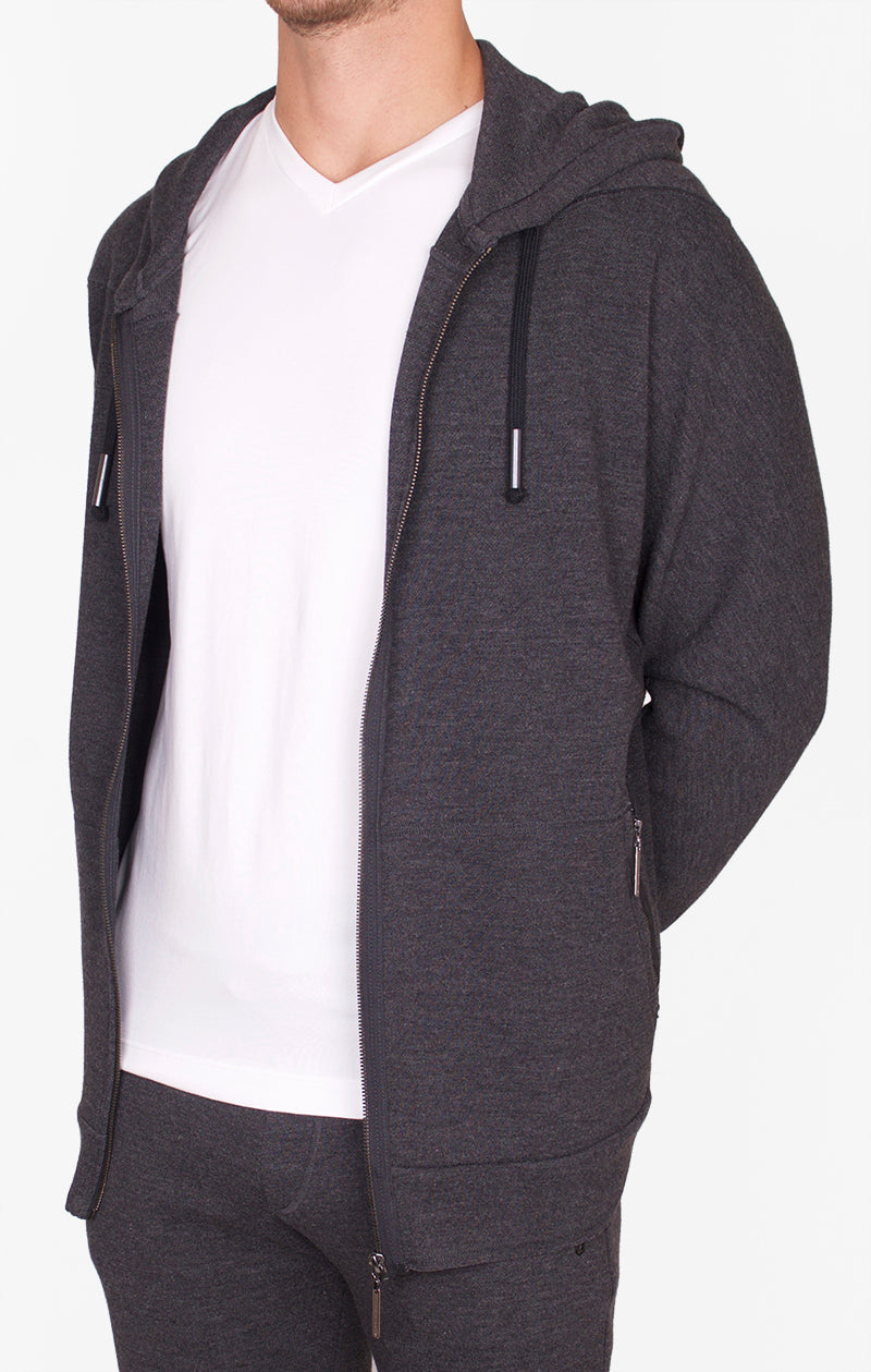 Shan Relaxation MEN LONG SLEEVE JACKET W/ ZIPPER