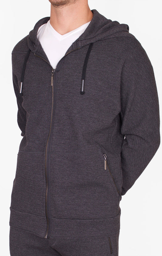 Shan Relaxation MEN LONG SLEEVE JACKET W/ ZIPPER