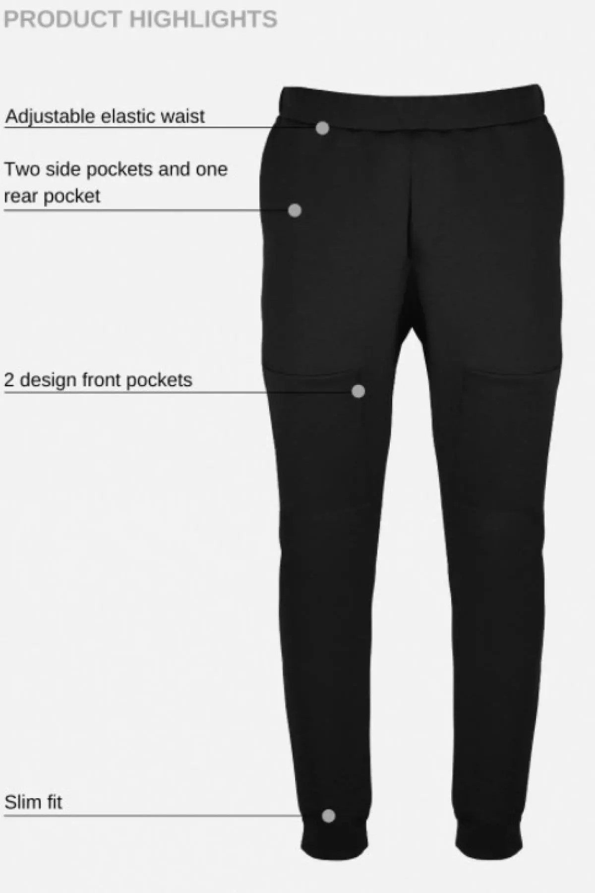 Shan City Modern 3D jersey cargo pants - 62267-43-590