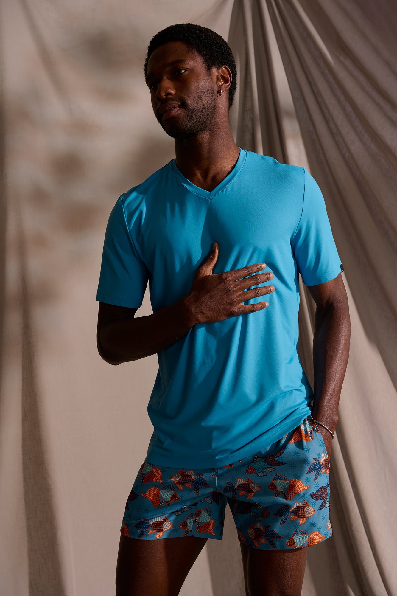 Shan Henry Classic fit swim trunks - 62328-30-953