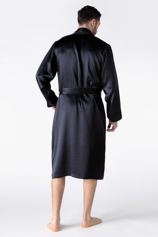 NK Imode Nk Men ’s Silk Robe