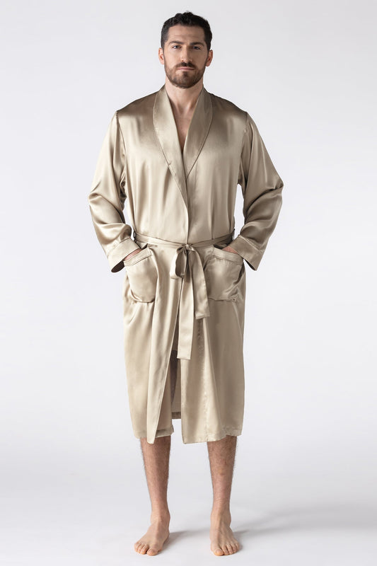 NK Imode Nk Men ’s Silk Robe